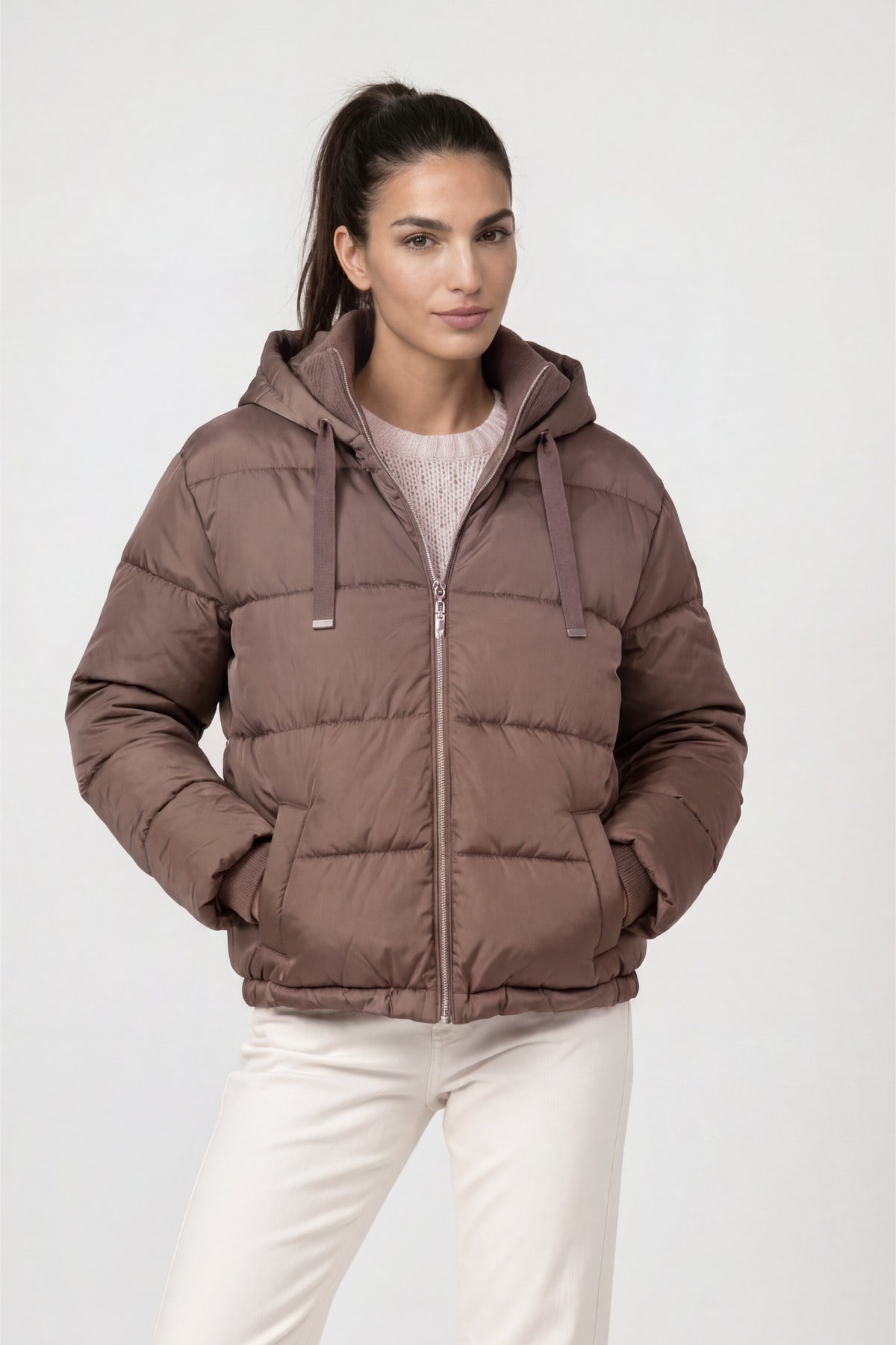 Monari Damen Jacken Taupe