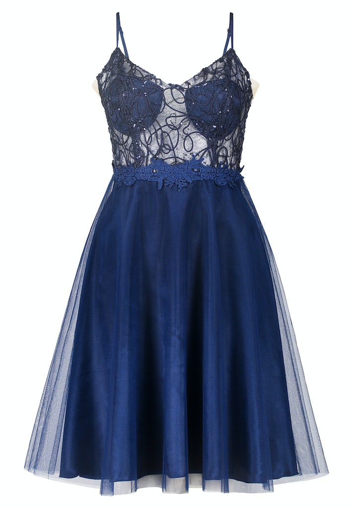Vera Mont Damen Kleider Festival Blue