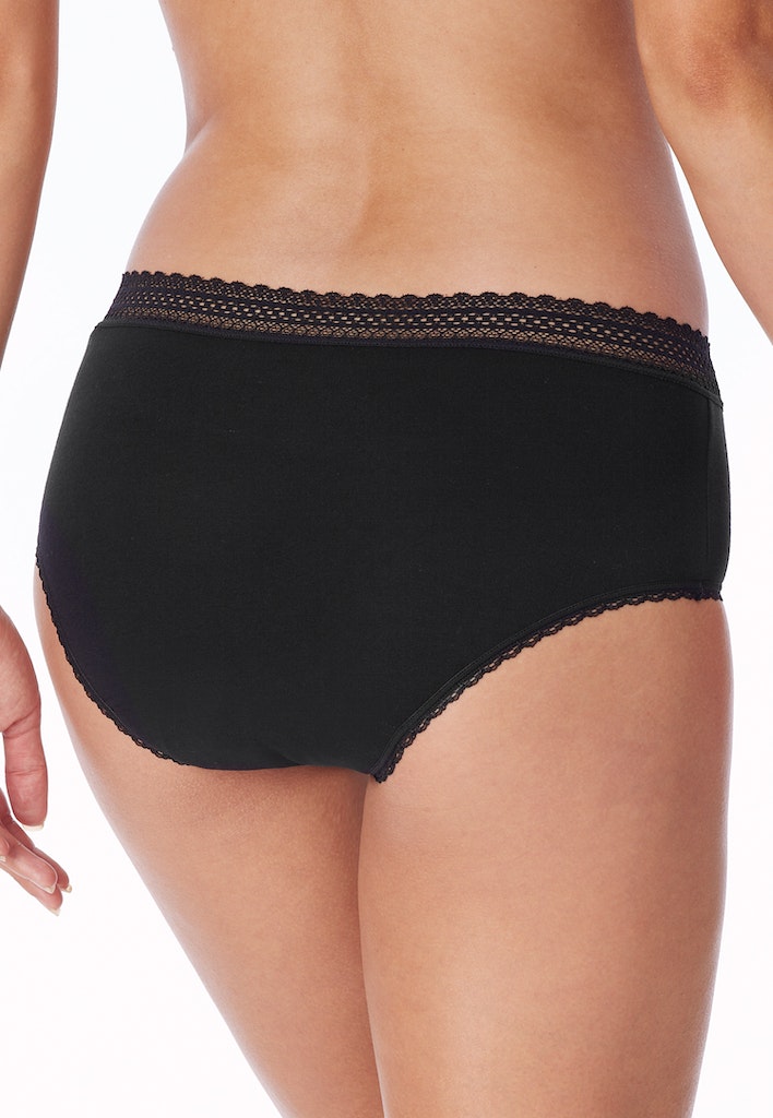 Schiesser Slip Schwarz
