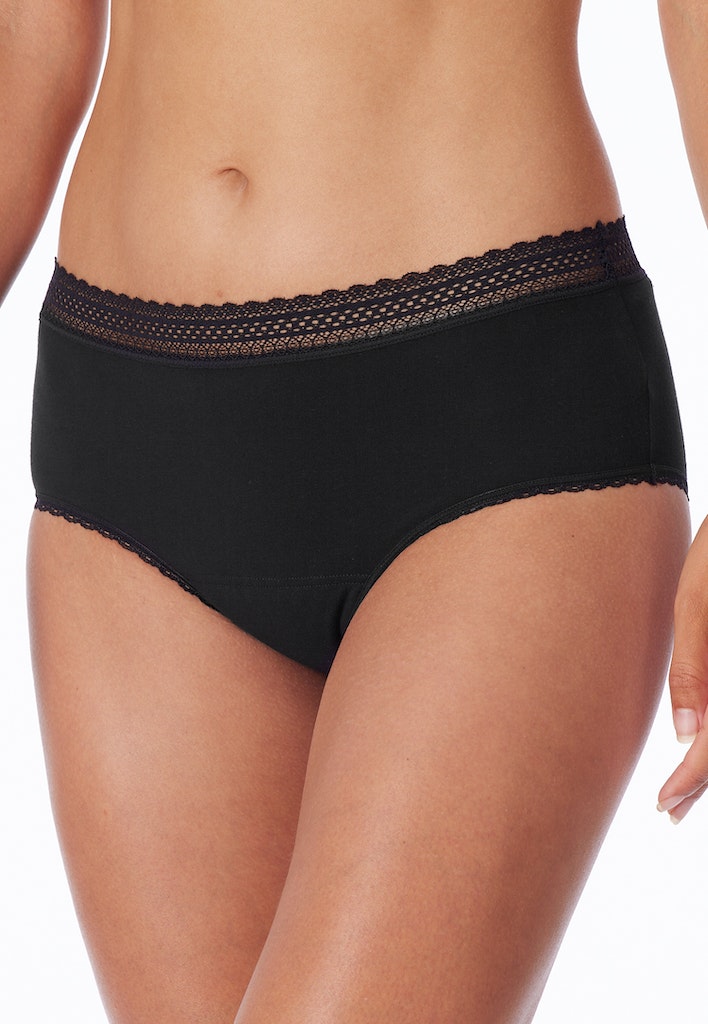 Schiesser Slip Schwarz