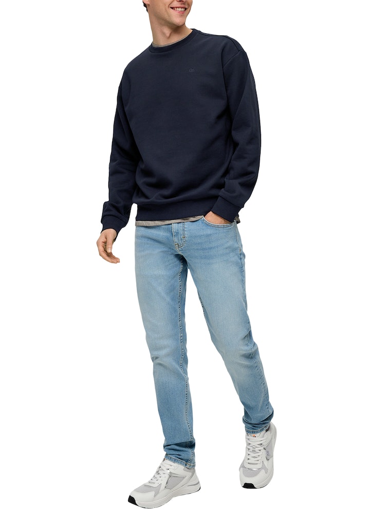 QS by S.Oliver Herren Sweatshirts Blue