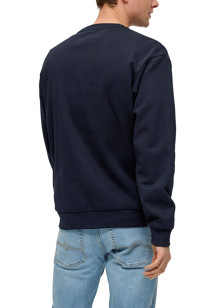 QS by S.Oliver Herren Sweatshirts Blue