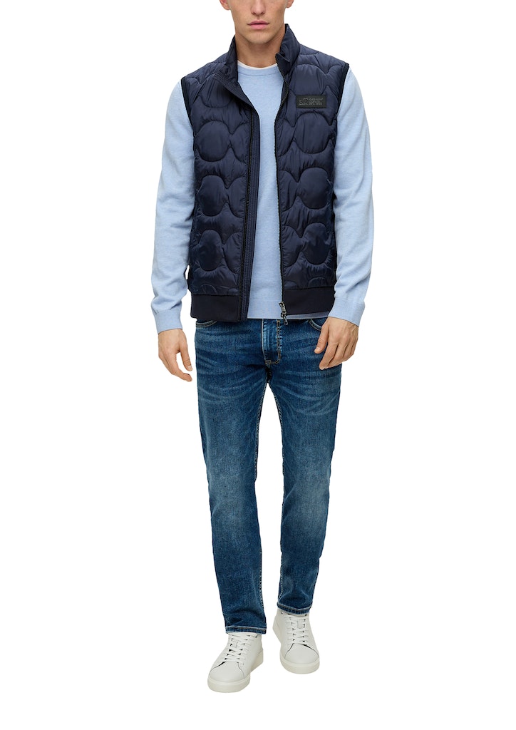 S. Oliver red Herren Pullover Blue