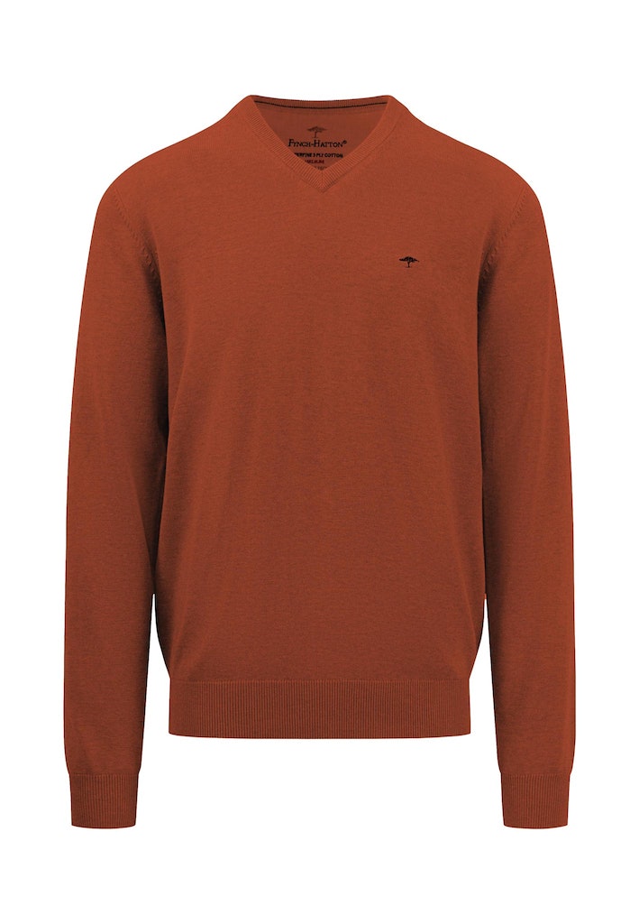Fynch-Hatton Herren Pullover Rust