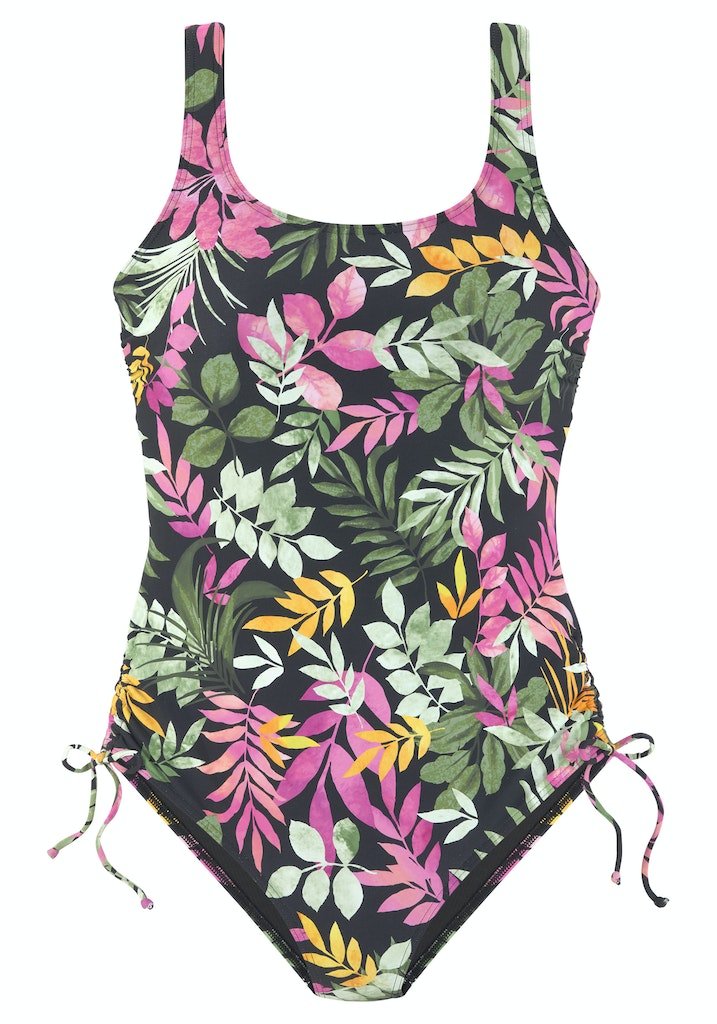 Lascana Badeanzug Black-Print