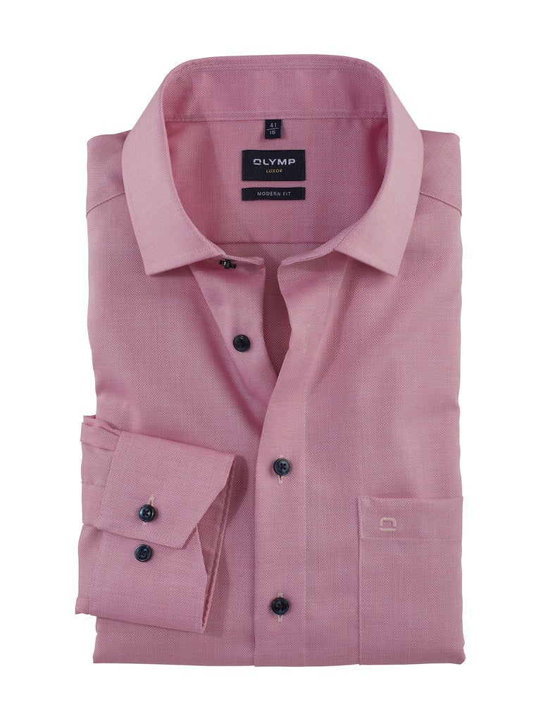 Olymp Herren Hemden lang  Rose