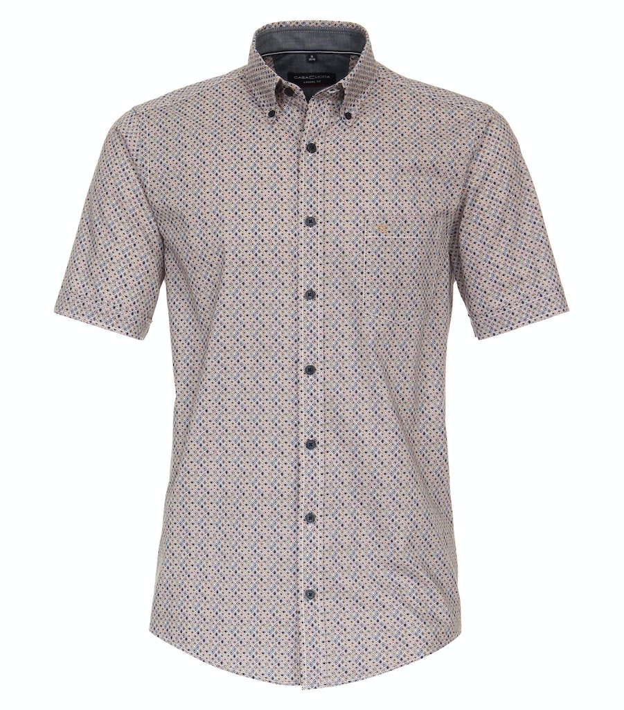 Casa Moda Herren Hemden kurz  Blau