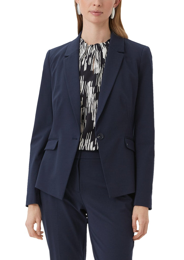 Comma Damen Blazer Blue