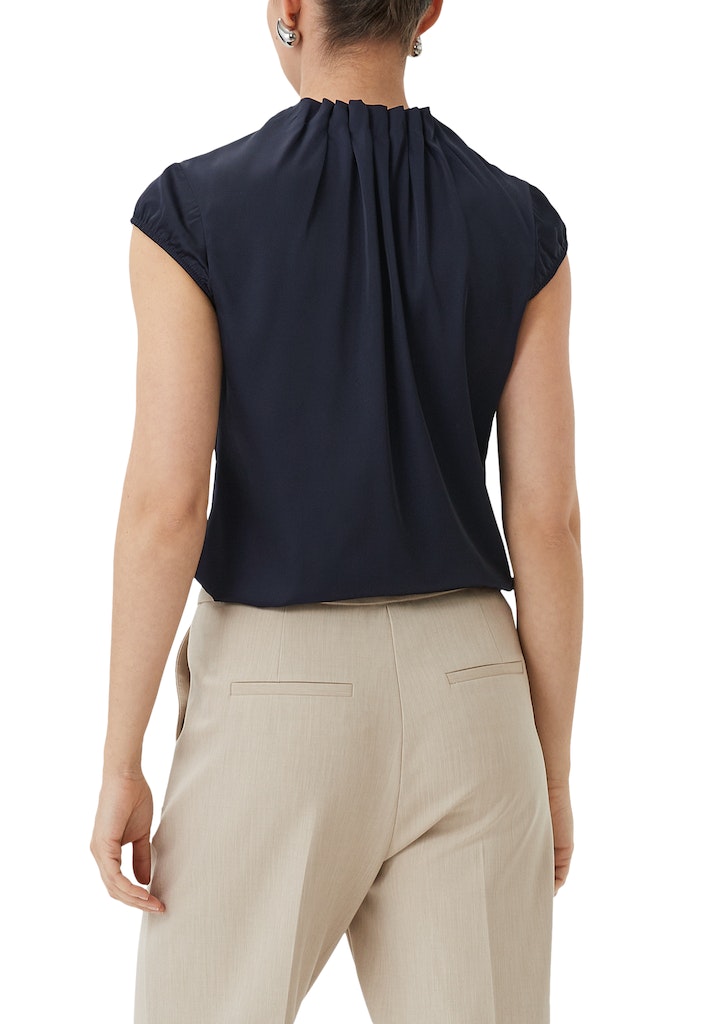 Comma Damen Blusen Blue