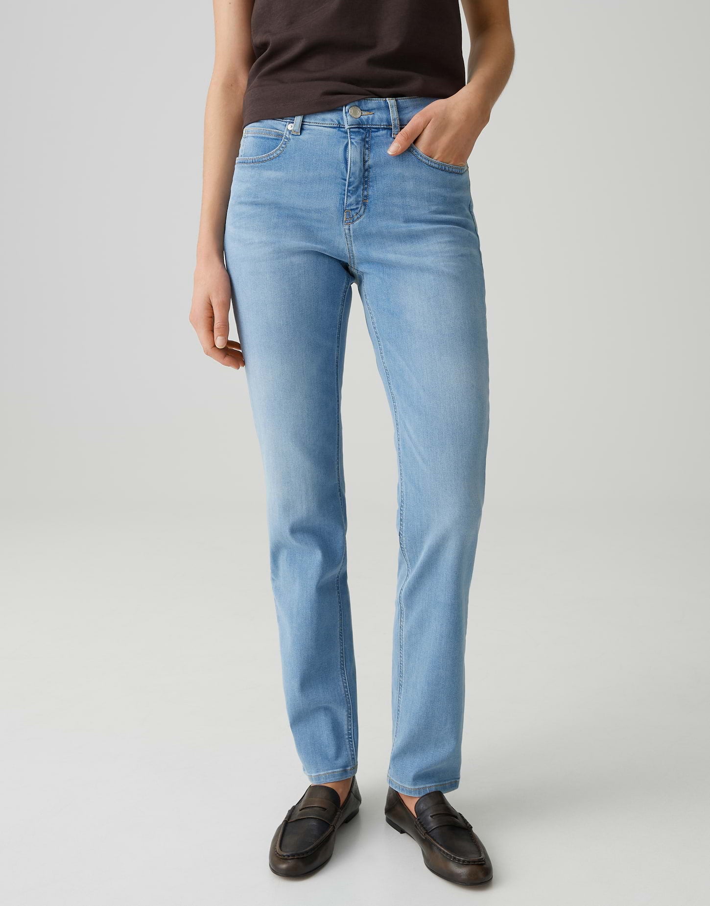 Opus Pants Damen Jeans  Light Blu