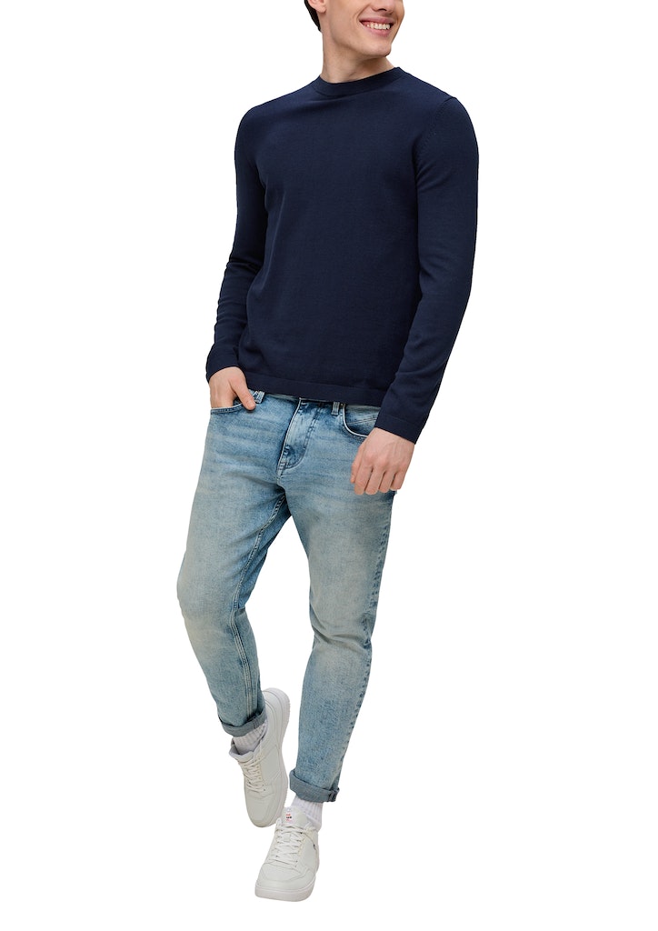 QS by S.Oliver Herren Pullover Blue