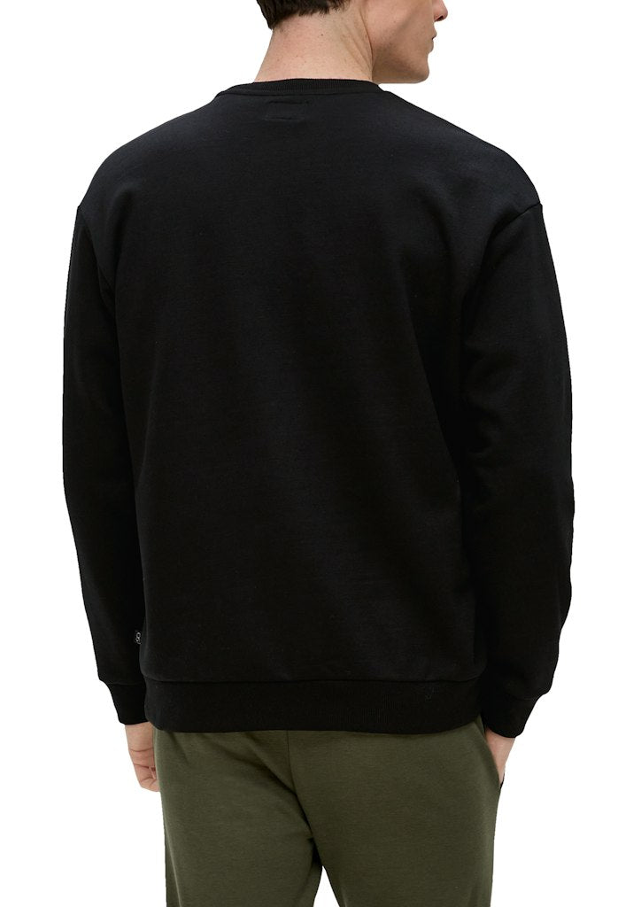 QS by S.Oliver Herren Sweatshirts Grey/Black