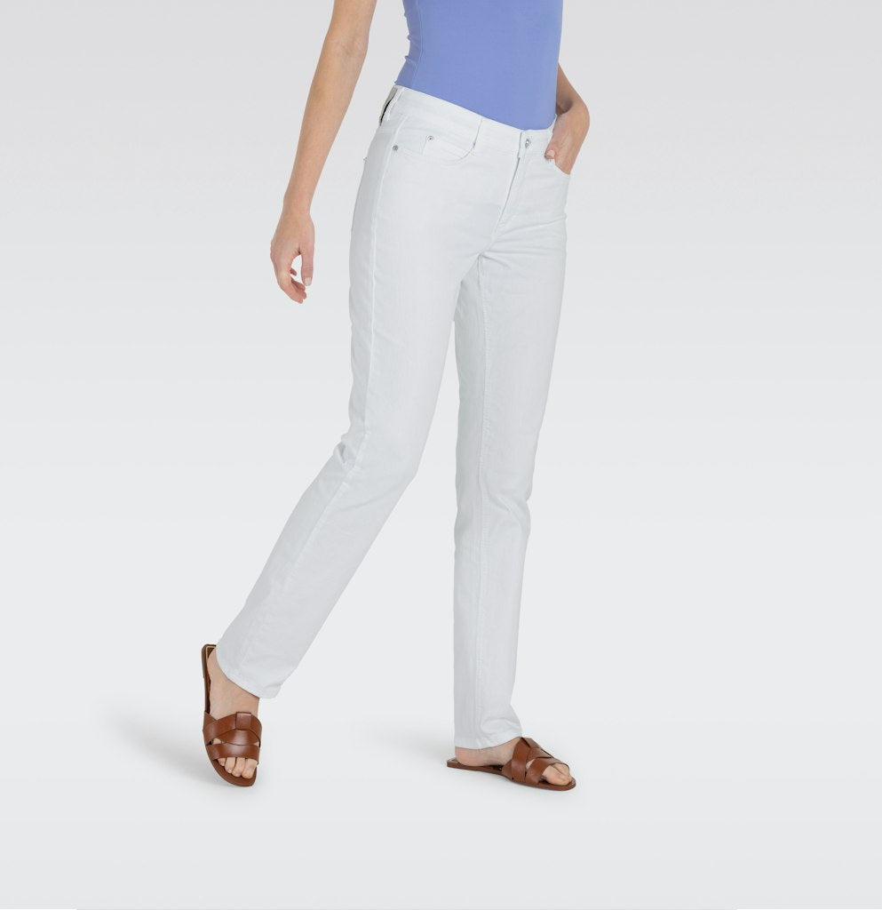 Mac Damen Jeans White Denim