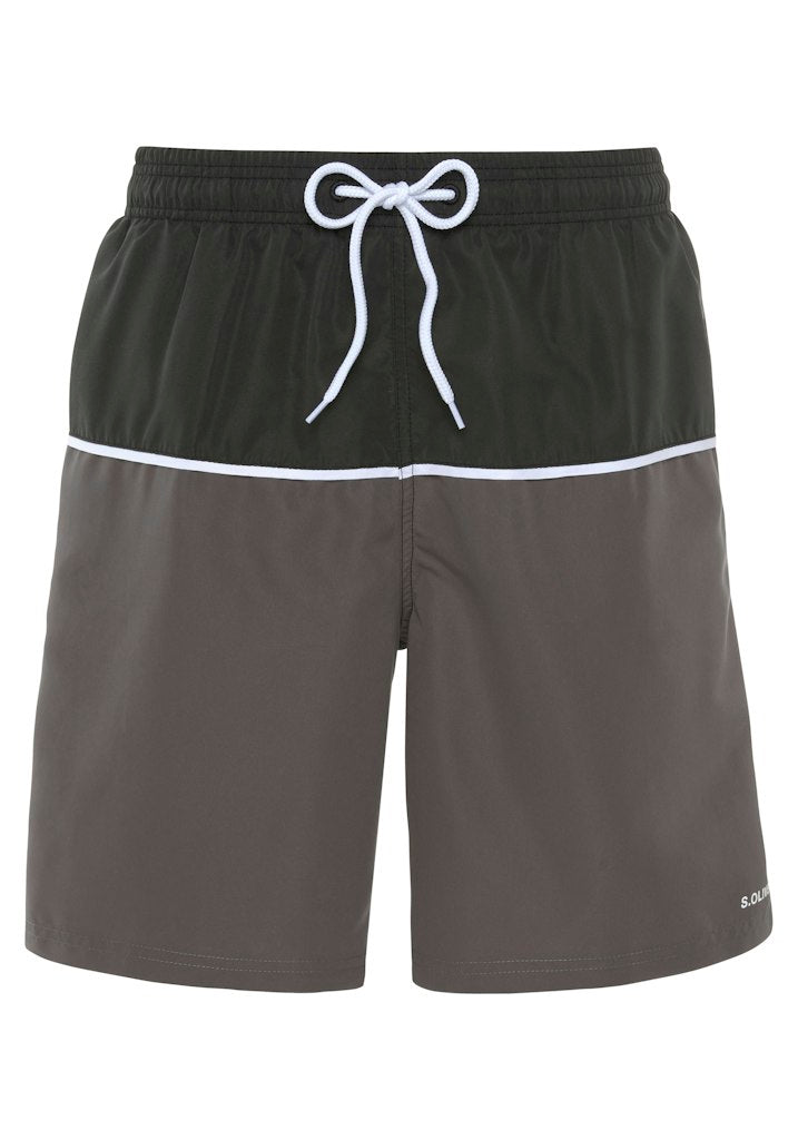 Lascana Badehose Black-Grey