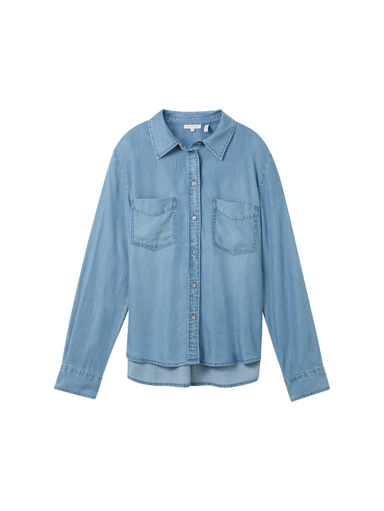 Tom Tailor Damen Blusen Clean Mid Stone