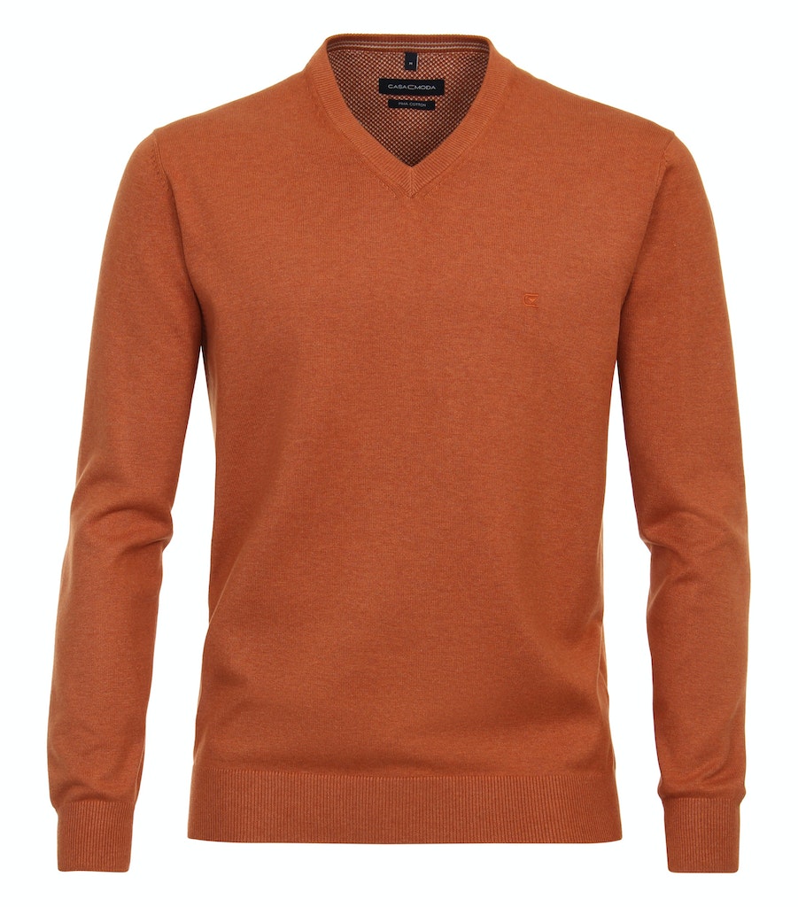 Casa Moda Herren Pullover  Orange