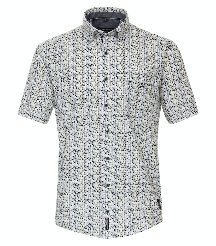 Casa Moda Herren Hemden kurz  Blau