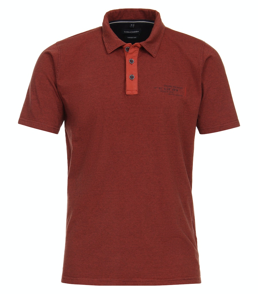 Casa Moda Herren Polo-Shirts  Orange