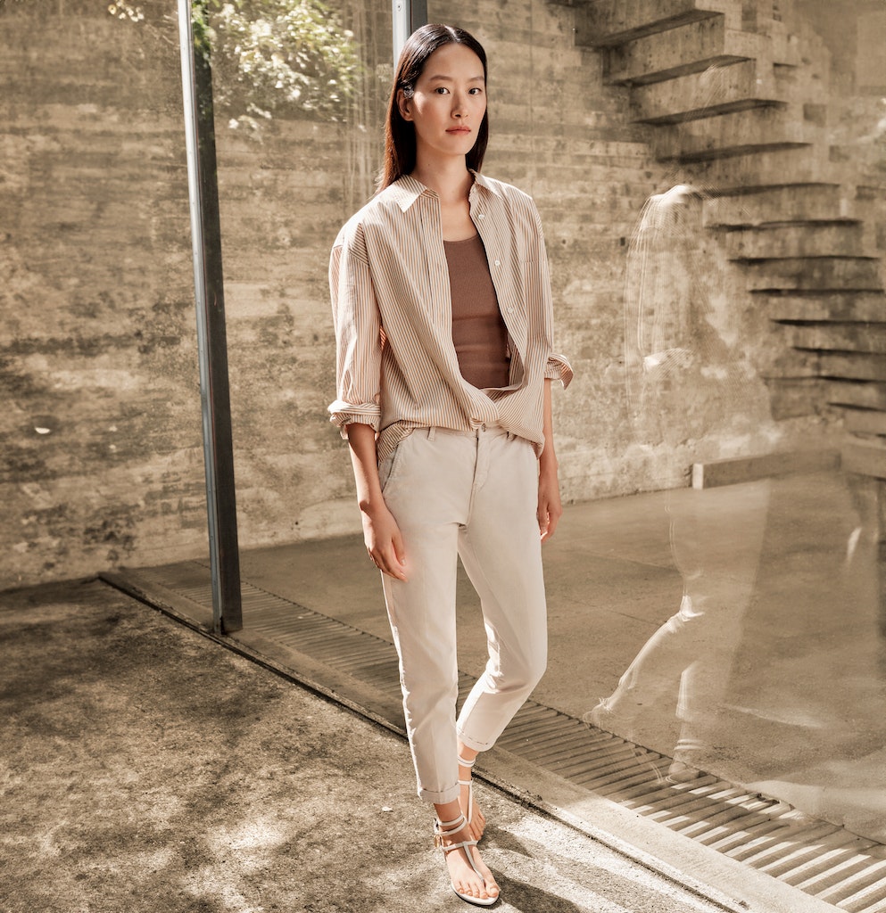 Mac Damen Hosen Ivory Ppt