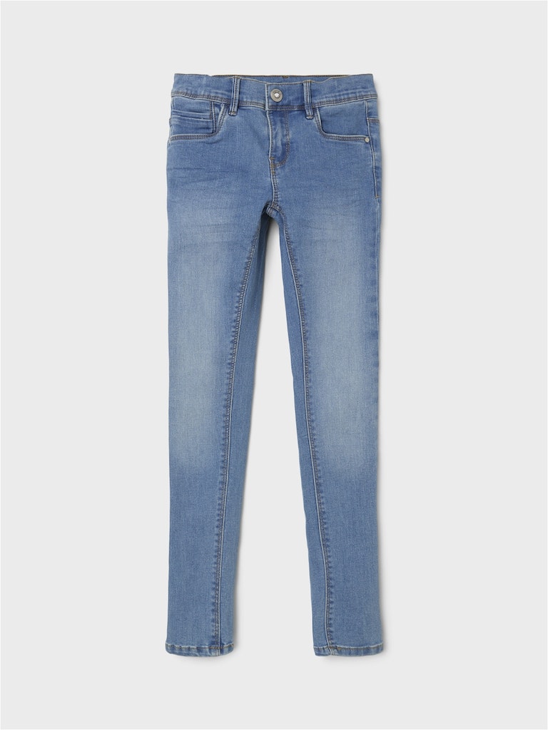 Name it Mädchen Hosen, Jeans & Leggings Light Blue Deni