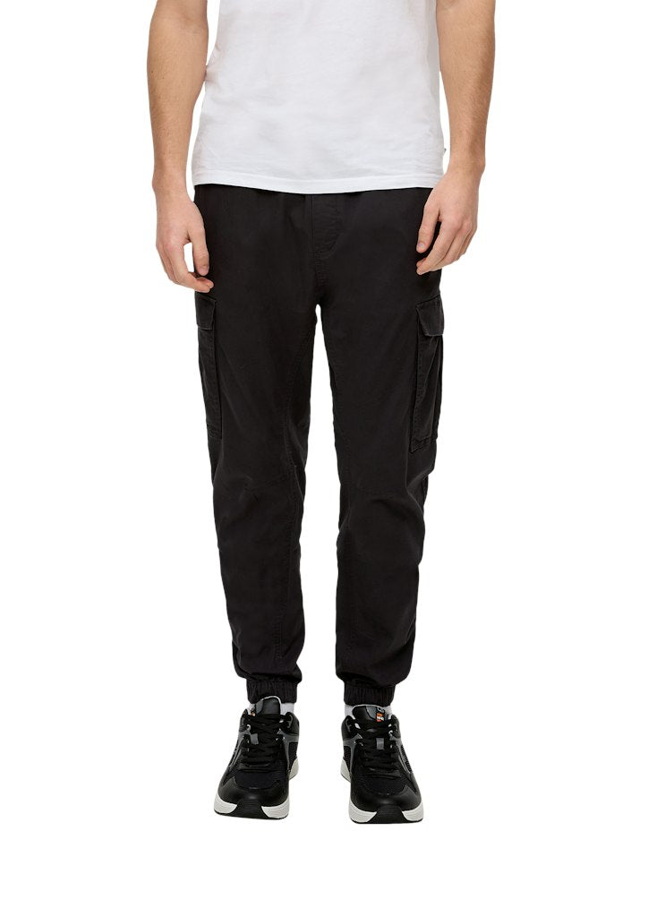QS by S.Oliver Herren Hosen Grey/Black