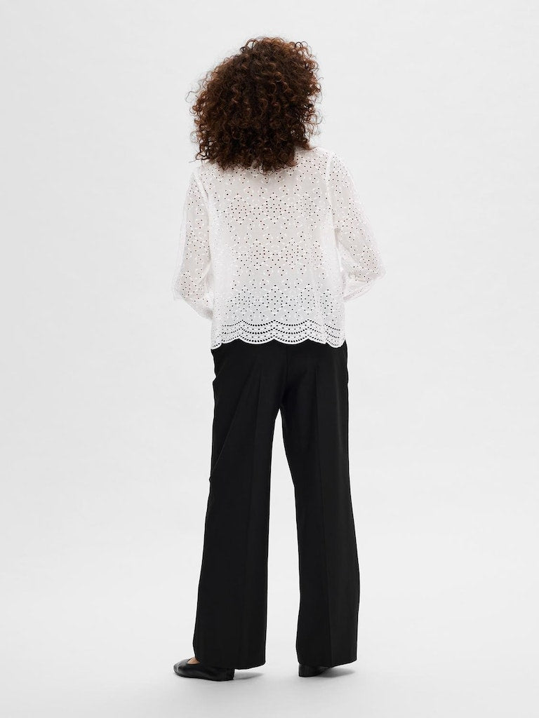 Selected Femme Damen Blusen Bright White