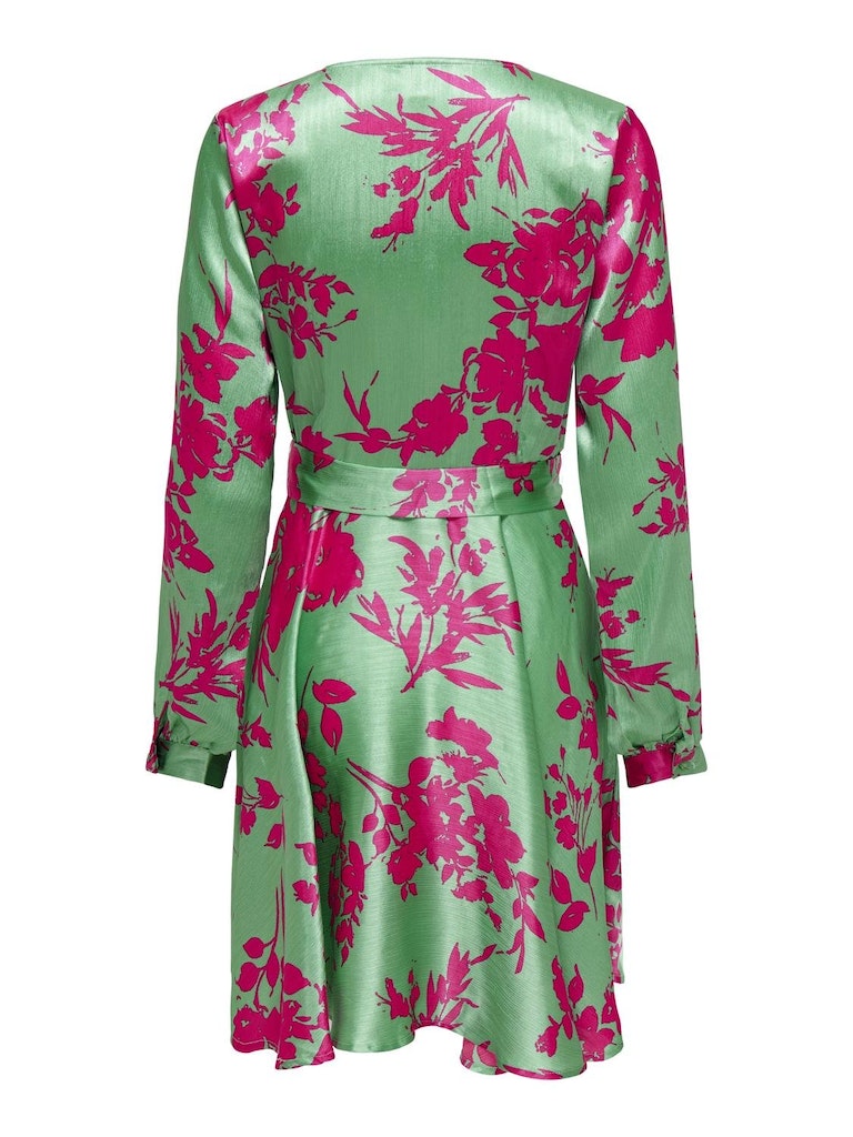 only Damen Kleider Pink Glo/Occ Bo