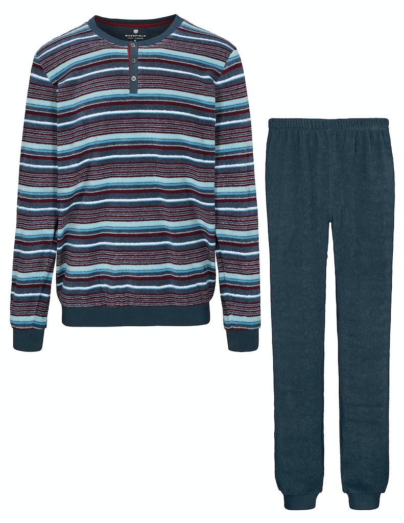 Katag Schlafanzug Darkblue Stripe