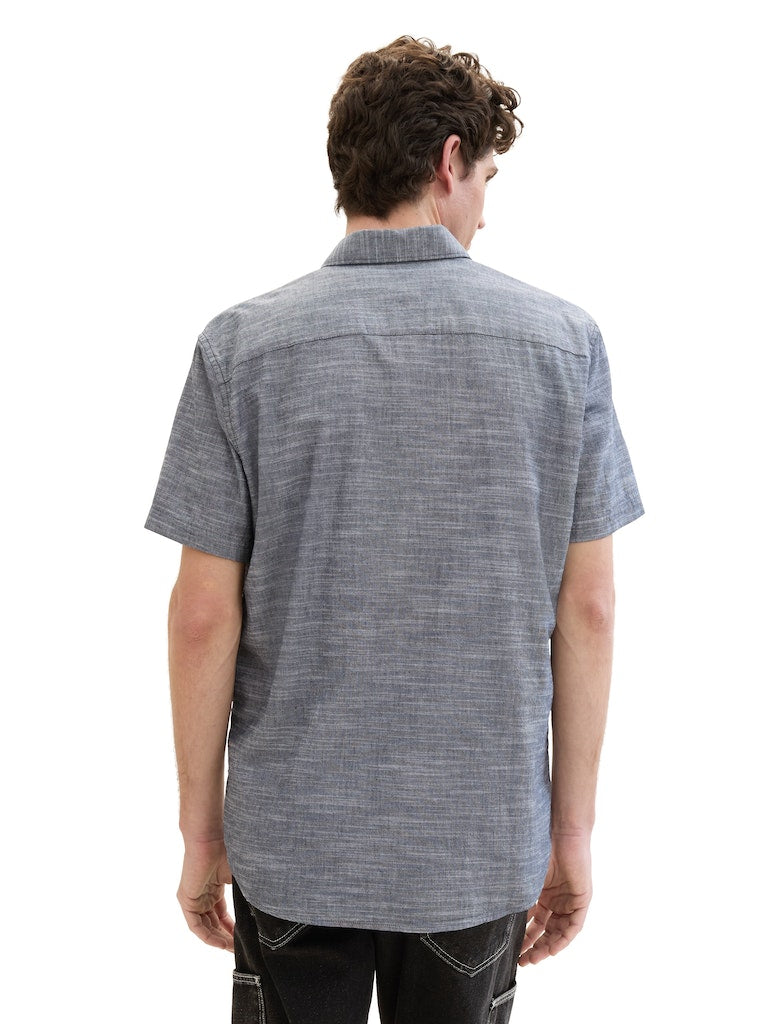 Tom Tailor denim Herren Hemden kurz Navy Chambray