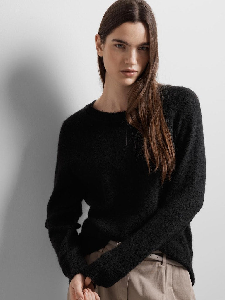 Selected Femme Damen Pullover Black