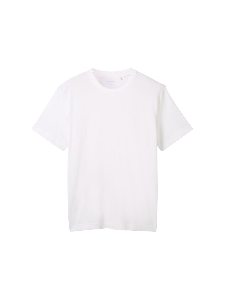 Tom Tailor Herren T-Shirts kurz White