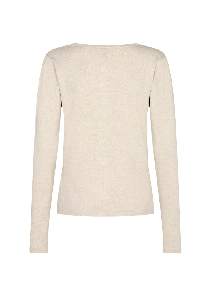 Soya Concept Damen Strickjacken Cream Melange