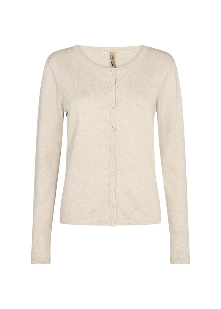 Soya Concept Damen Strickjacken Cream Melange