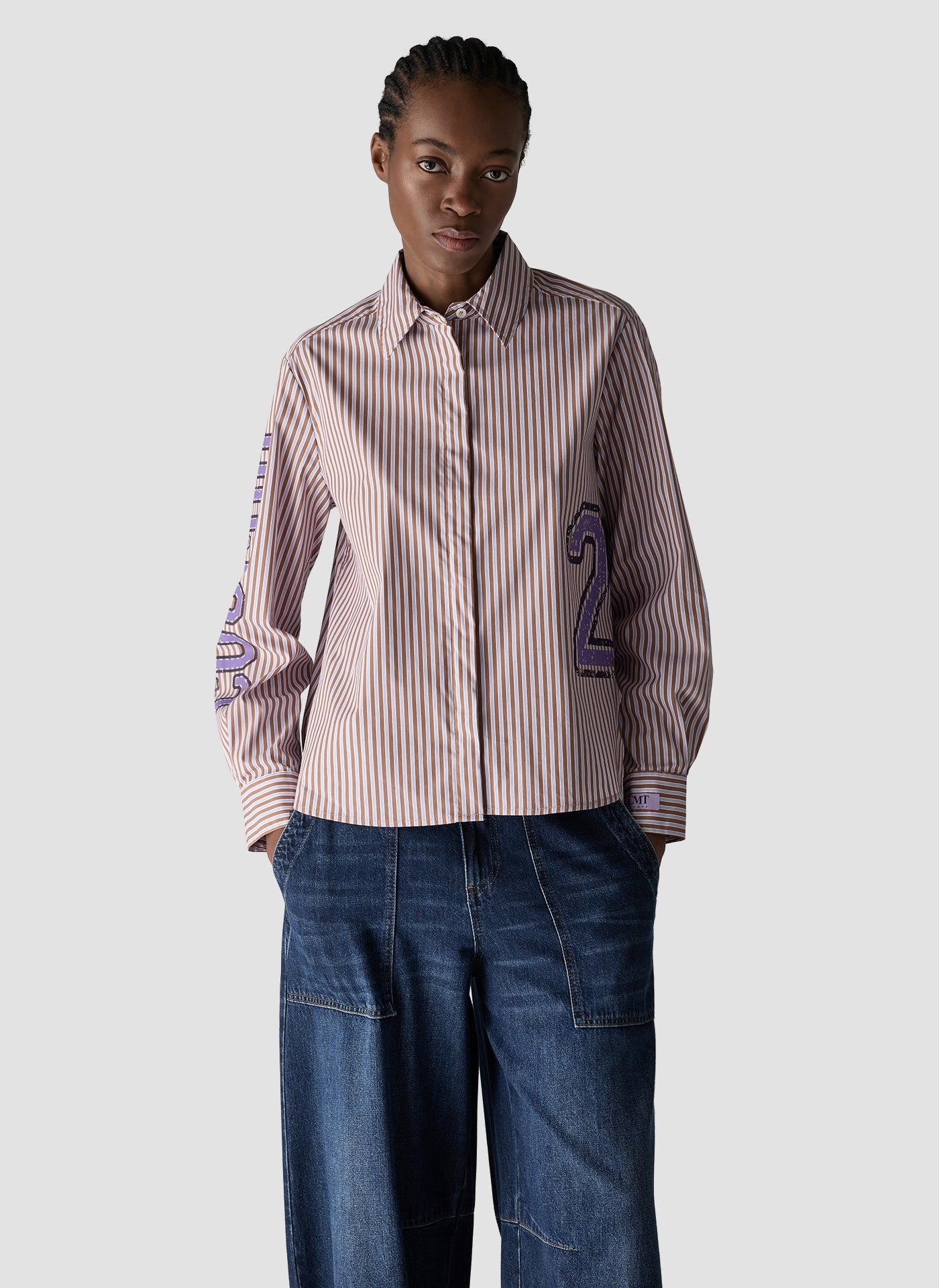Le Comte Damen Blusen Zimt