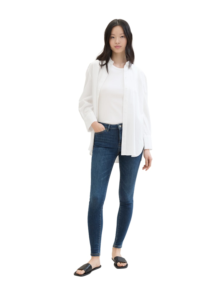 Tom Tailor denim Damen Jeans Used Mid Stone