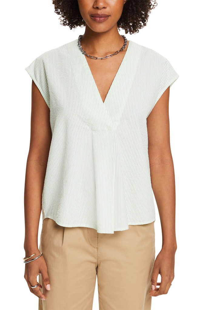 Esprit Damen Blusen Light Green