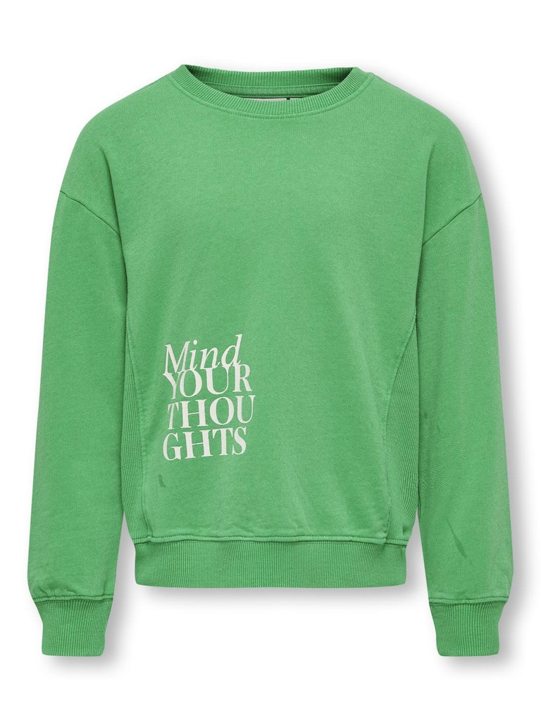Only Mädchen Sweats & Sweatjacken Green Bee/Creat
