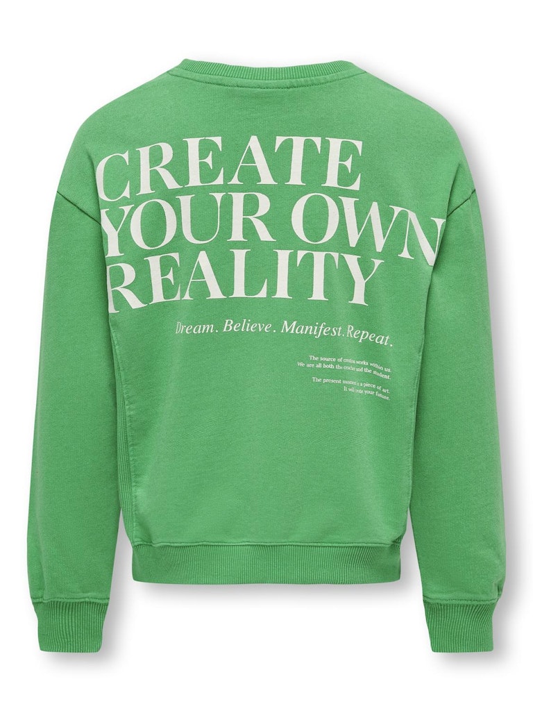 Only Mädchen Sweats & Sweatjacken Green Bee/Creat