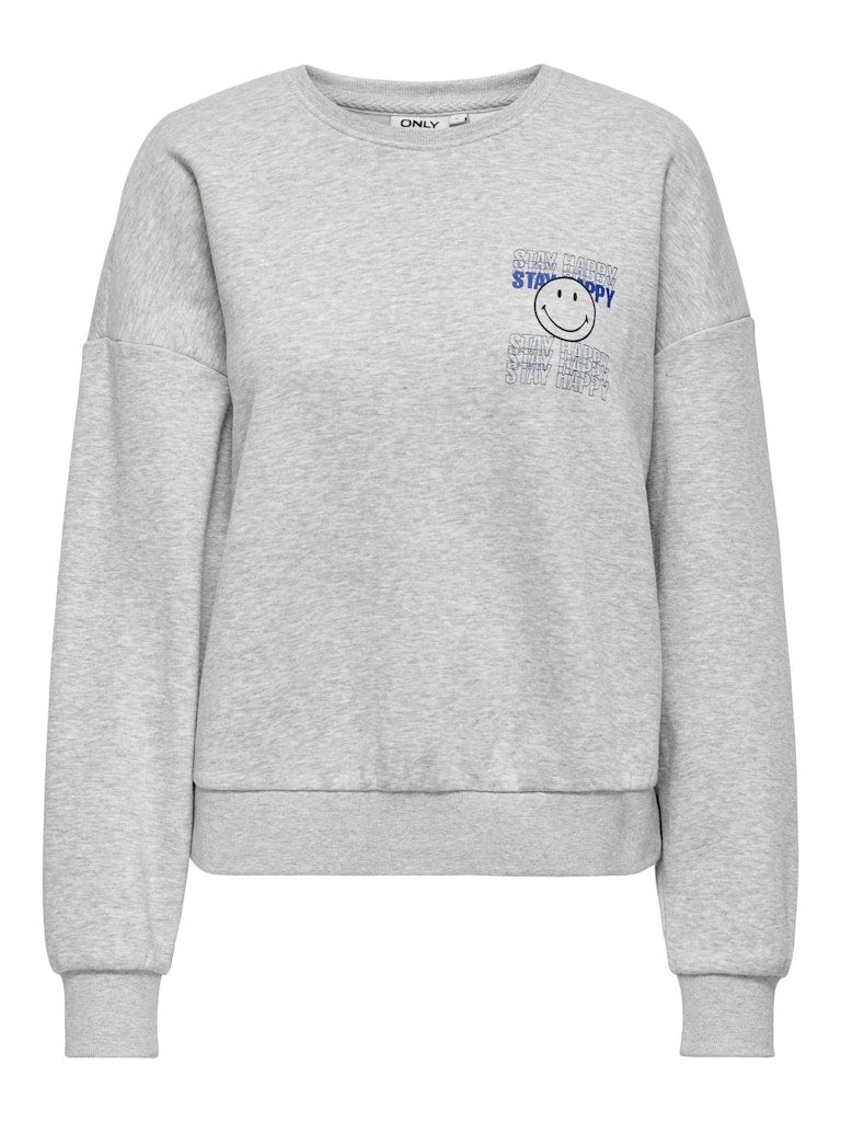 only Damen Sweatshirts Light Grey Mela