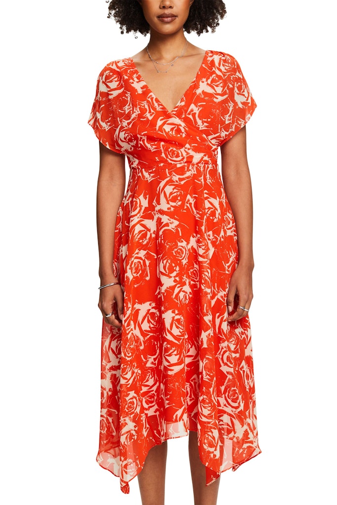 Esprit Damen Kleider Bright Orange
