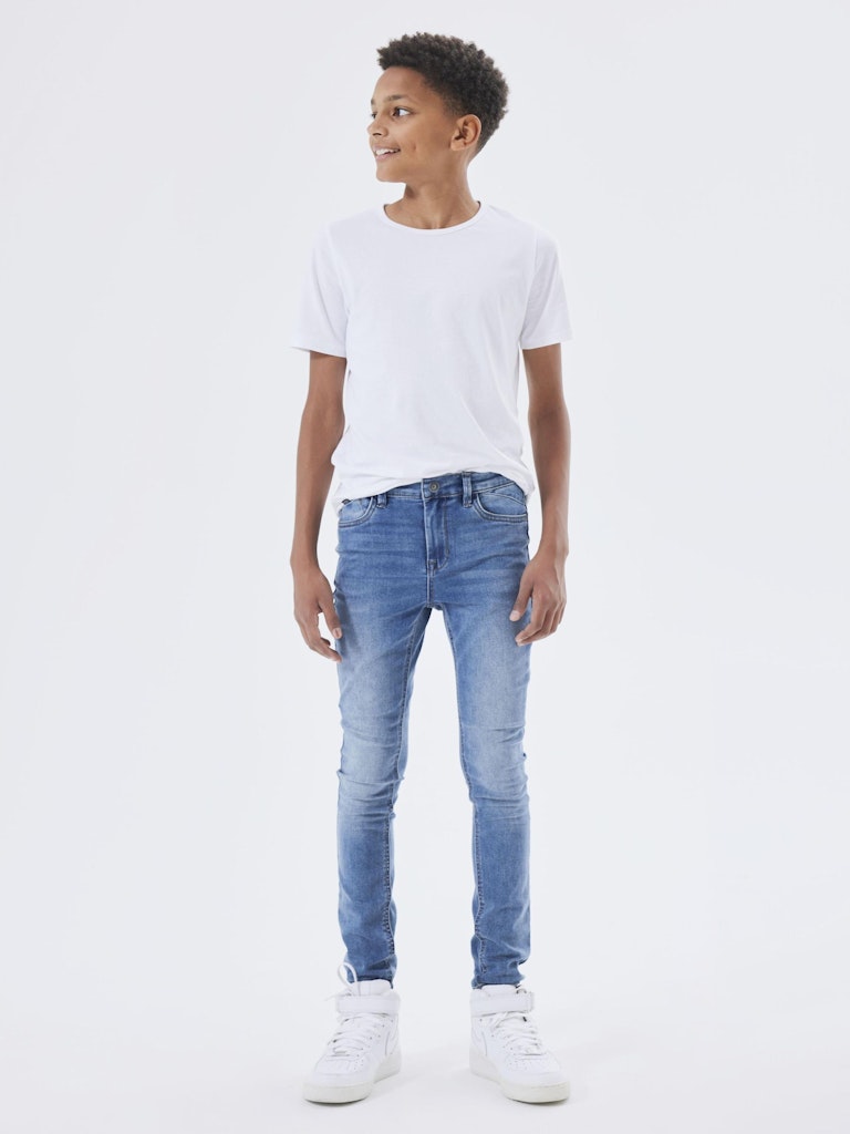 Name it Jungen Hosen & Shorts Medium Blue Den