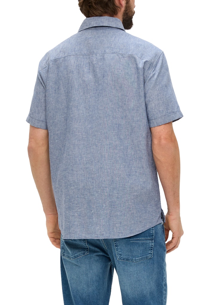 S. Oliver red Herren Hemden kurz Blue