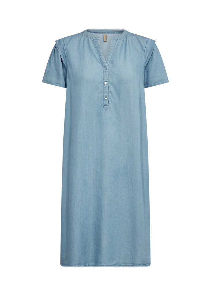 Soya Concept Damen Kleider Light Blue Deni