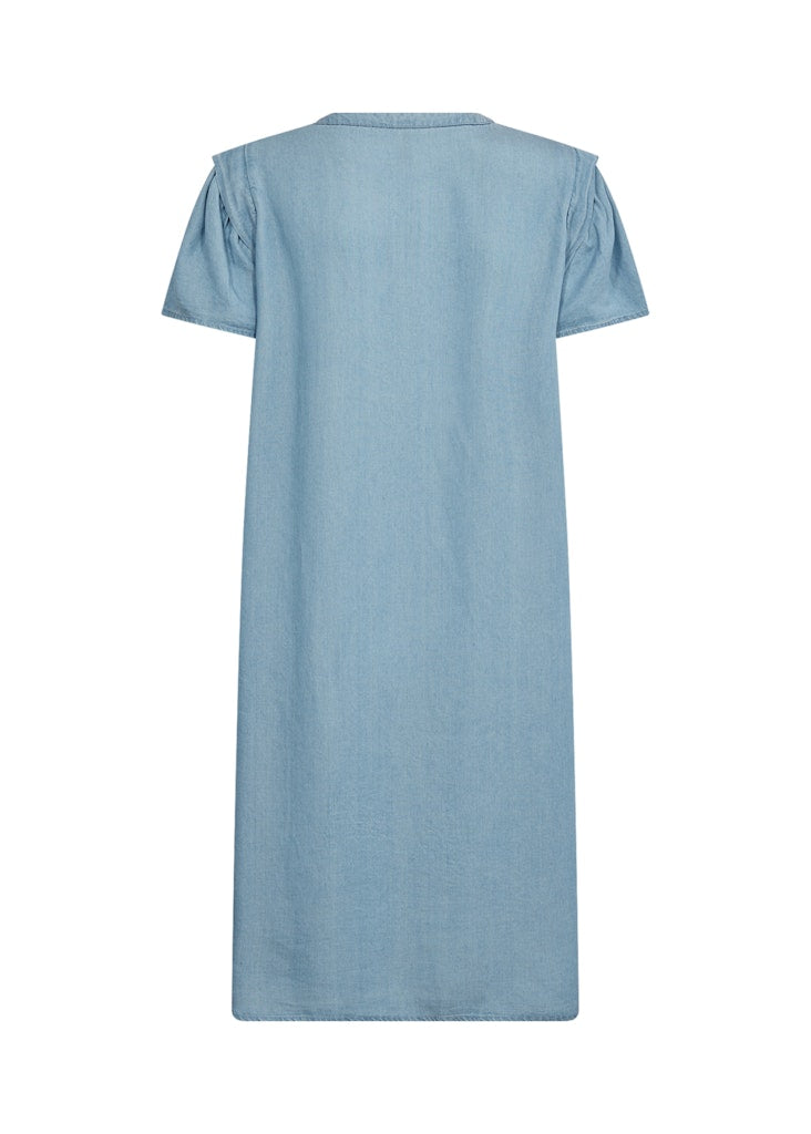 Soya Concept Damen Kleider Light Blue Deni