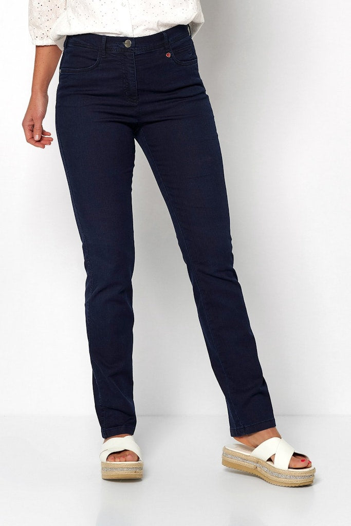 Toni Dress Damen Hosen Darkblue