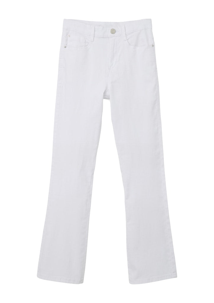 S. Oliver Mädchen Hosen, Jeans & Leggings White
