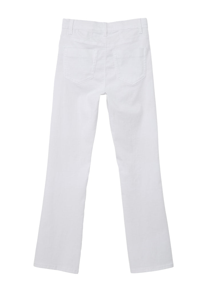S. Oliver Mädchen Hosen, Jeans & Leggings White