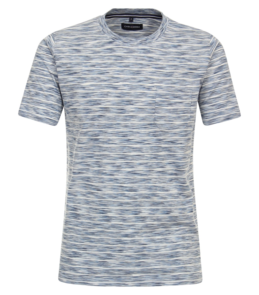 Casa Moda Herren T-Shirts kurz  Aqua Bis Pe