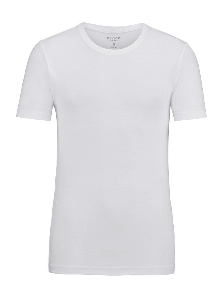 Olymp Herren T-Shirts kurz  Weiss
