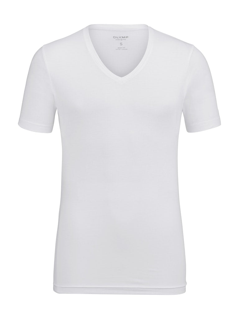 Olymp Herren T-Shirts kurz  Weiss